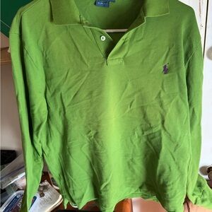Ralph Lauren Men's Bright Green Polo Shirt